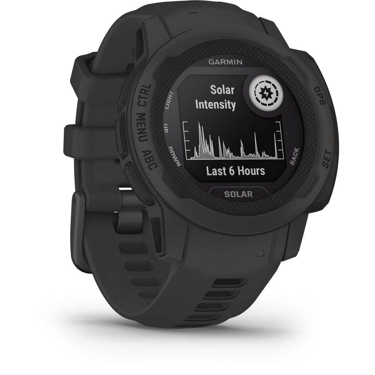 Garmin Instinct 2S Solar bundle with charging cable and protection plan.