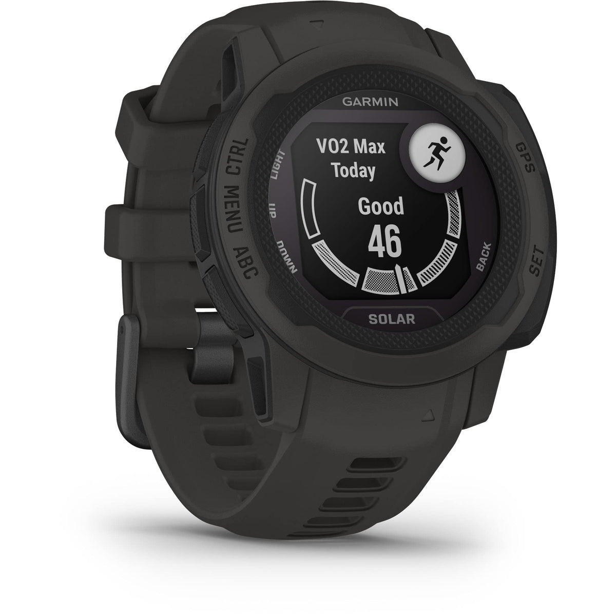 Garmin Instinct 2S Solar multi-gnss navigation enables precise route tracking.