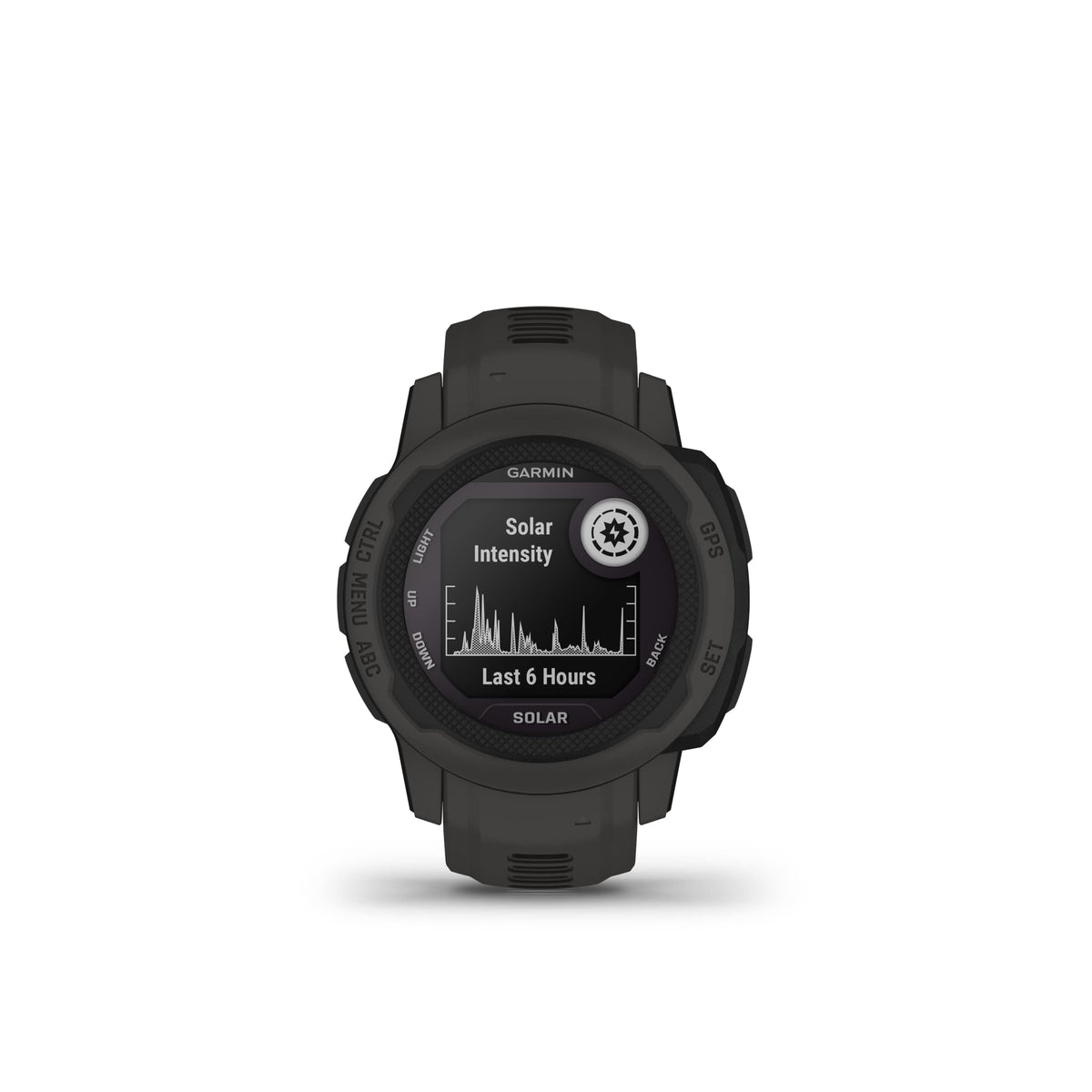 Garmin Instinct 2S Solar charging in sunlight extends battery life.