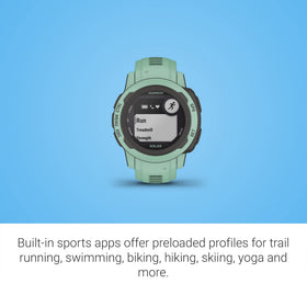 Garmin Instinct 2S Solar TracBack routing helps retrace your path.