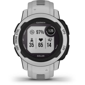 Garmin Instinct 2S Solar on the wrist shows solar charging for longer use