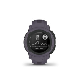 Garmin Instinct 2S wrist fit closeup highlighting compact size for smaller wrists