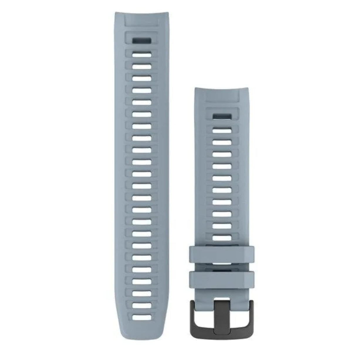 Garmin Instinct Sea Foam band front view showing snug fit and refreshed style