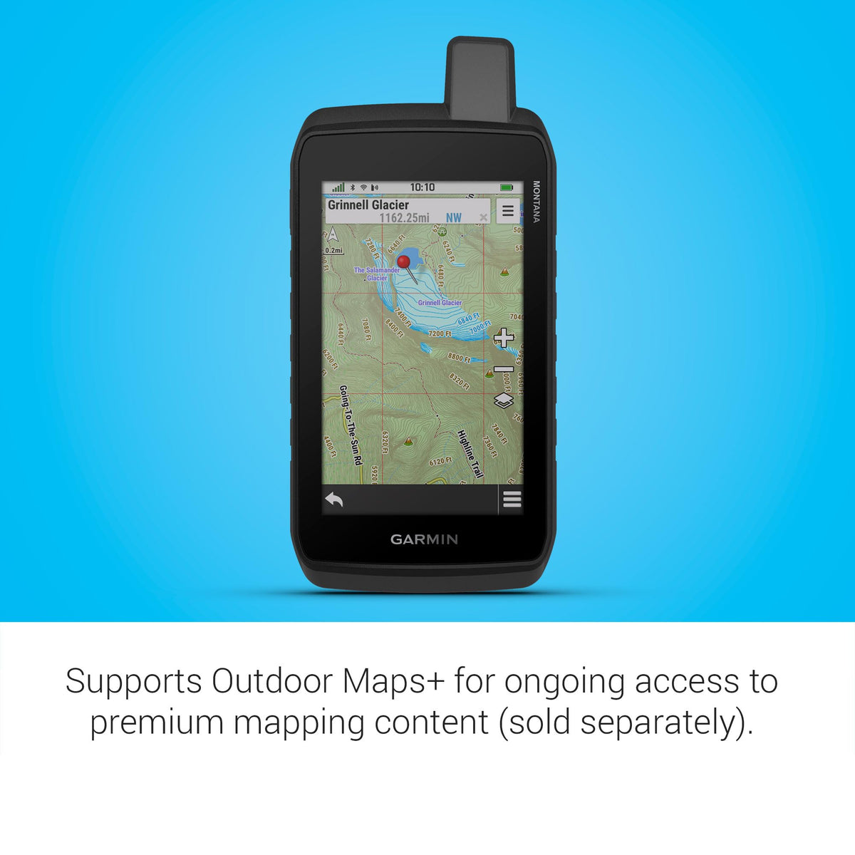 Garmin Montana 710 USB-C recharge for easy power on the go