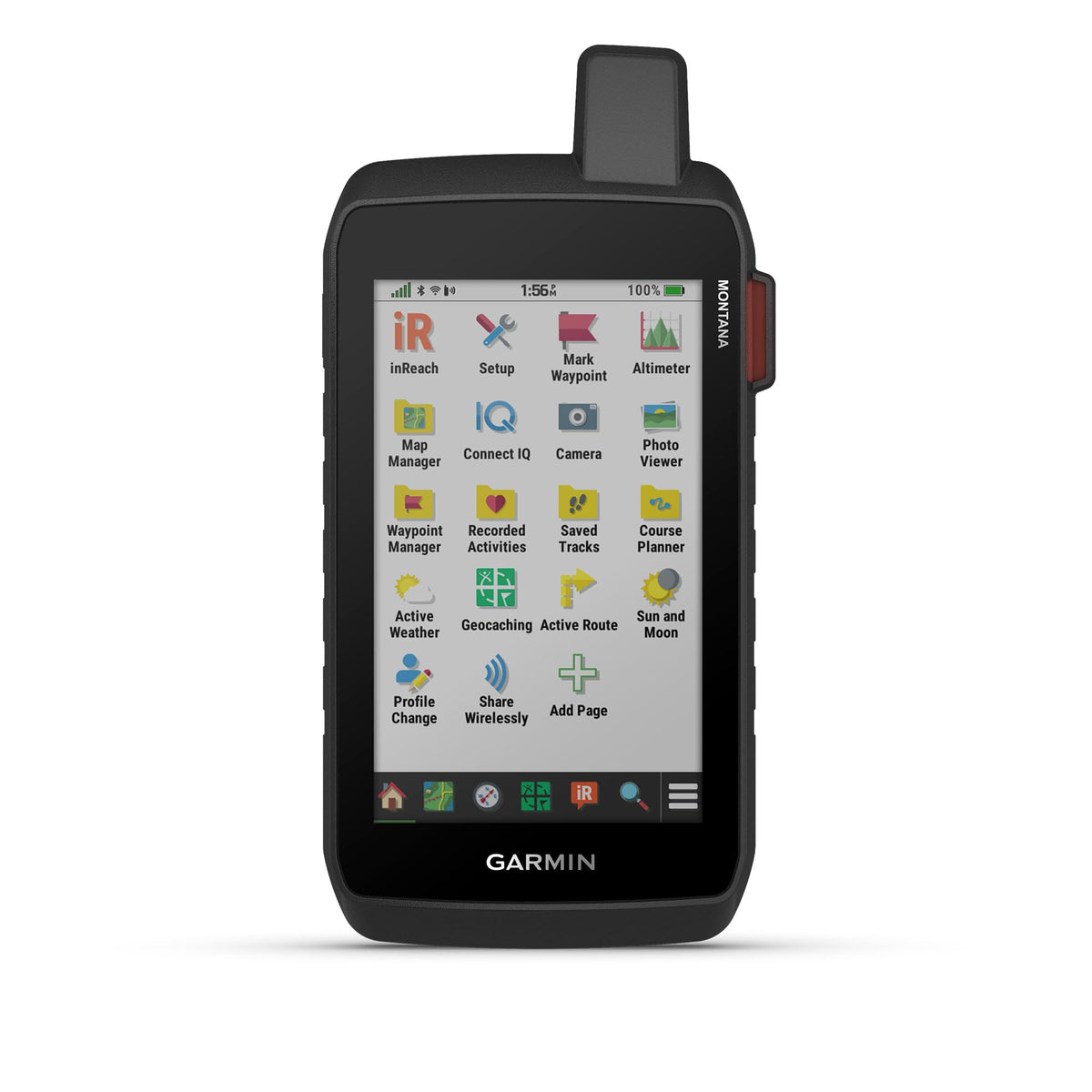 Garmin Montana 760i 5-inch touchscreen for navigation in rugged environments.