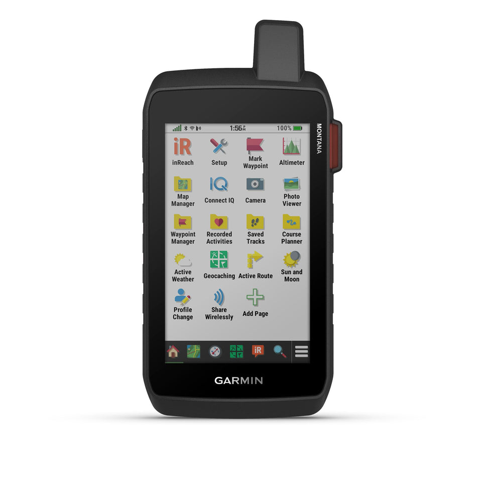 Garmin Montana 760i 5-inch touchscreen for navigation in rugged environments.