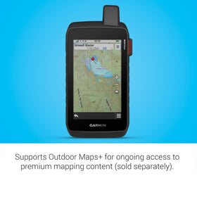 Garmin Montana 760i satellite imagery downloads provide photorealistic route previews.