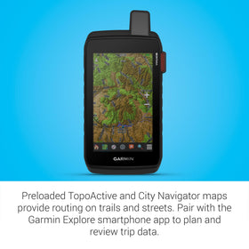 Garmin Montana 710i satellite imagery for photorealistic views.