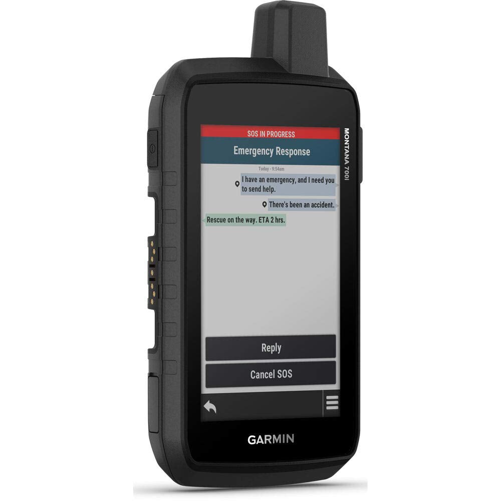 Garmin Montana 750i with inReach messaging for global satellite coverage