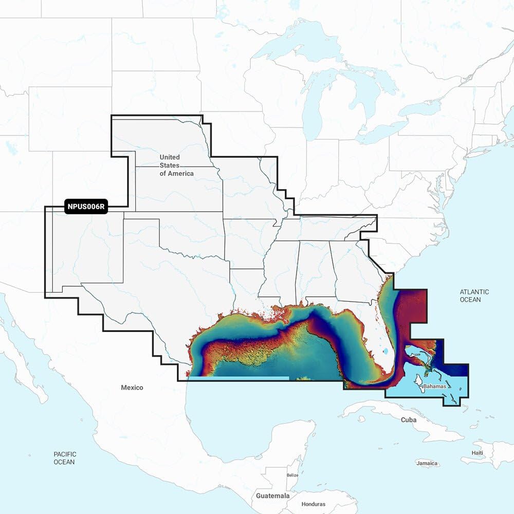 Garmin Nvus006r Navionics+ Vision US South microSD: precise coastal navigation and route planning