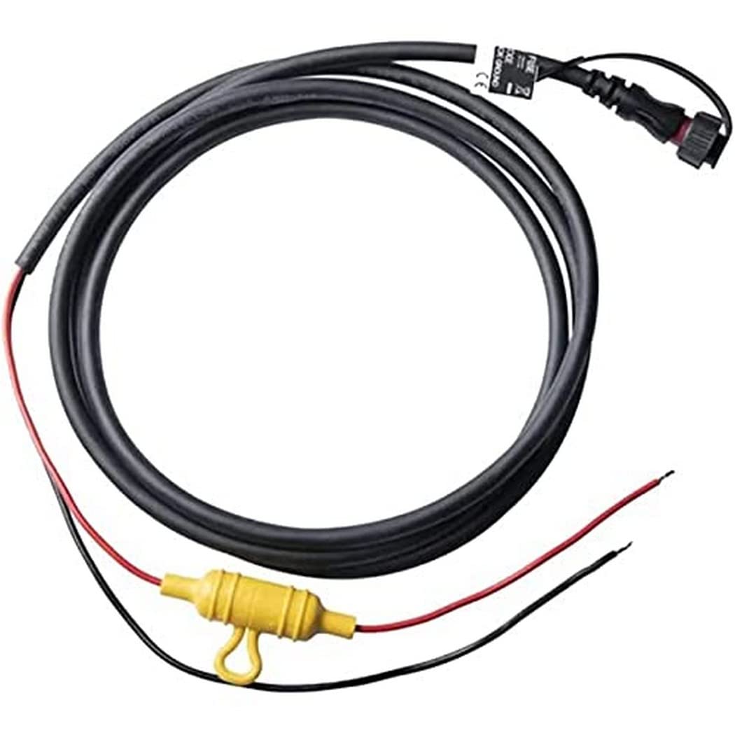 Garmin power cable connector close-up showing secure fit and corrosion resistance