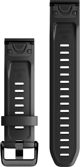 Garmin QuickFit 20 close-up of silicone texture highlighting durable comfort