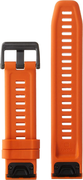 Garmin QuickFit 22 close-up of silicone texture for durable comfort benefit