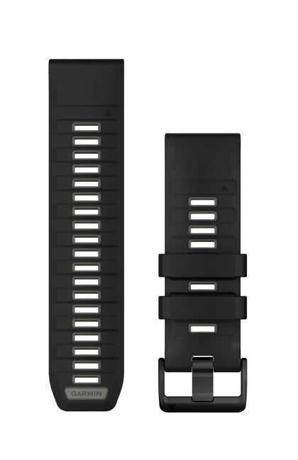 Garmin QuickFit front view showing band and secure snap for easy swaps
