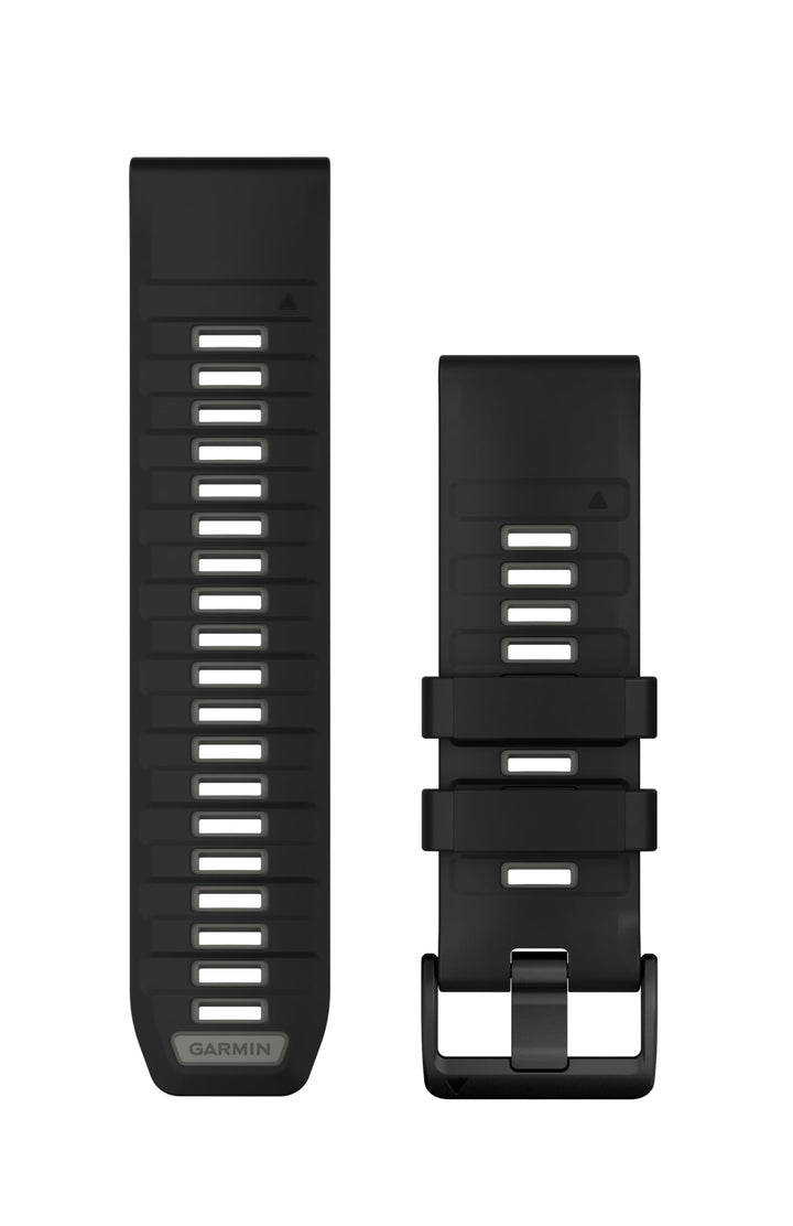 Garmin QuickFit front view showing band and secure snap for easy swaps