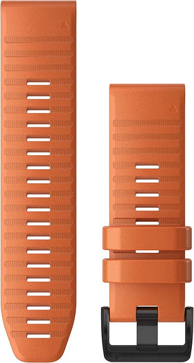 Garmin QuickFit front view showing strap design and secure connector benefit