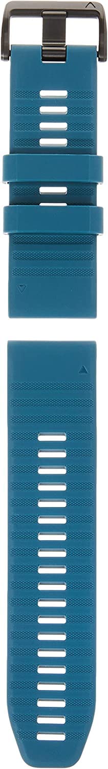 Garmin QuickFit Lakeside Blue front view showing polished look and versatile style