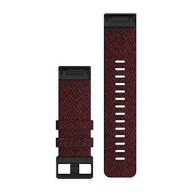 Garmin Quickfit Metal Band in Heathered Red delivers a durable, stylish upgrade for active daily wear.