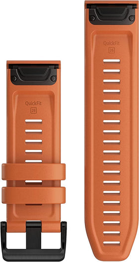 Garmin QuickFit silicone band worn on wrist demonstrating comfort and secure fit
