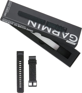 Garmin Quickfit Watch Band leather strap for easy, tool-free style changes.