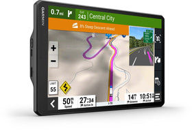 Garmin RV 1095 with custom RV routing tailored to size and weight