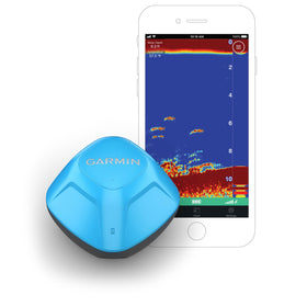 Garmin Striker Cast displays fish and structure on a smartphone for easier fishing decisions.