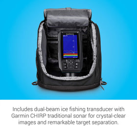Garmin Striker Plus 4 CHIRP sonar delivers crystal-clear target separation.