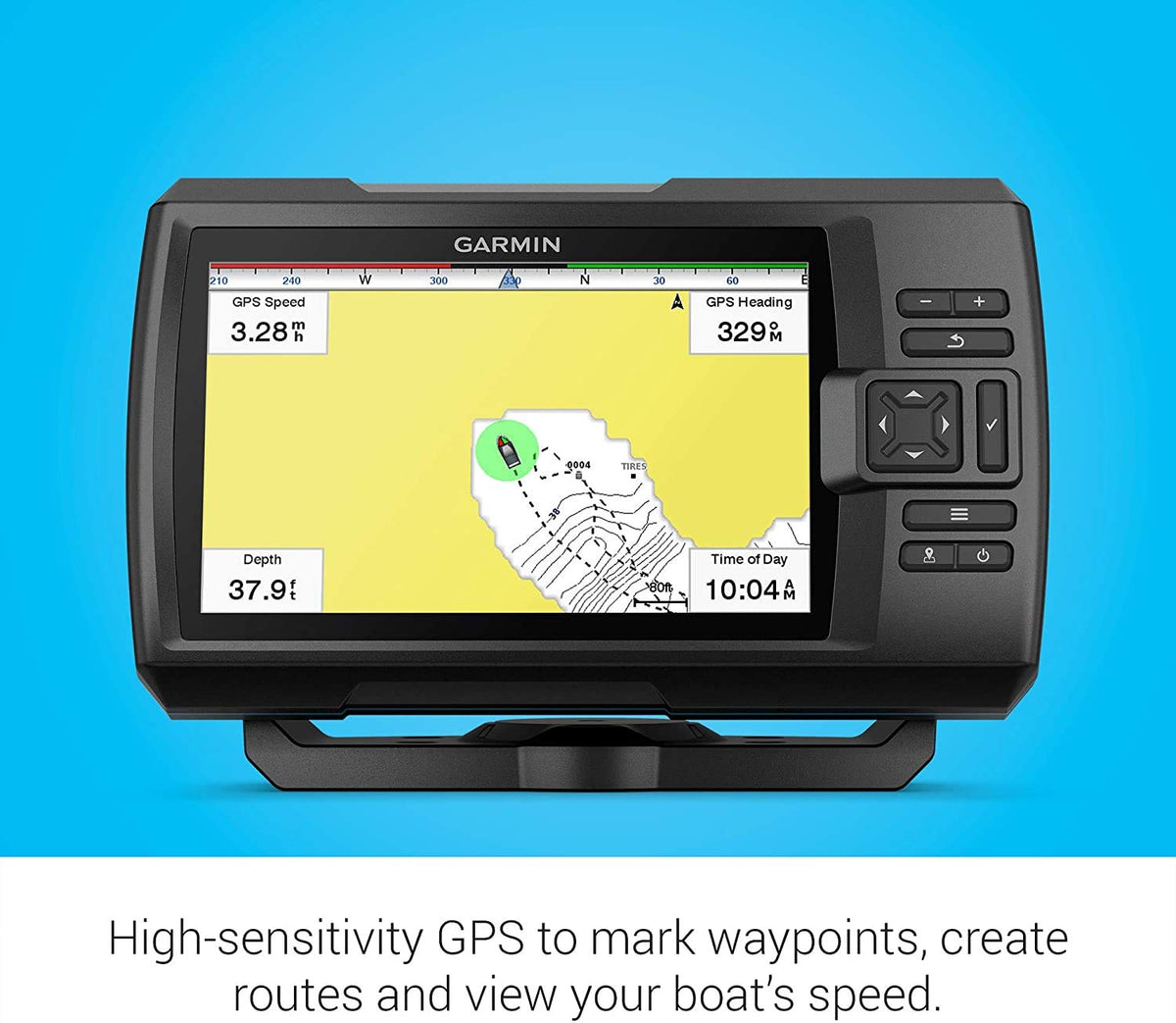 Garmin Striker Vivid 7sv GPS marks hotspots and plans routes