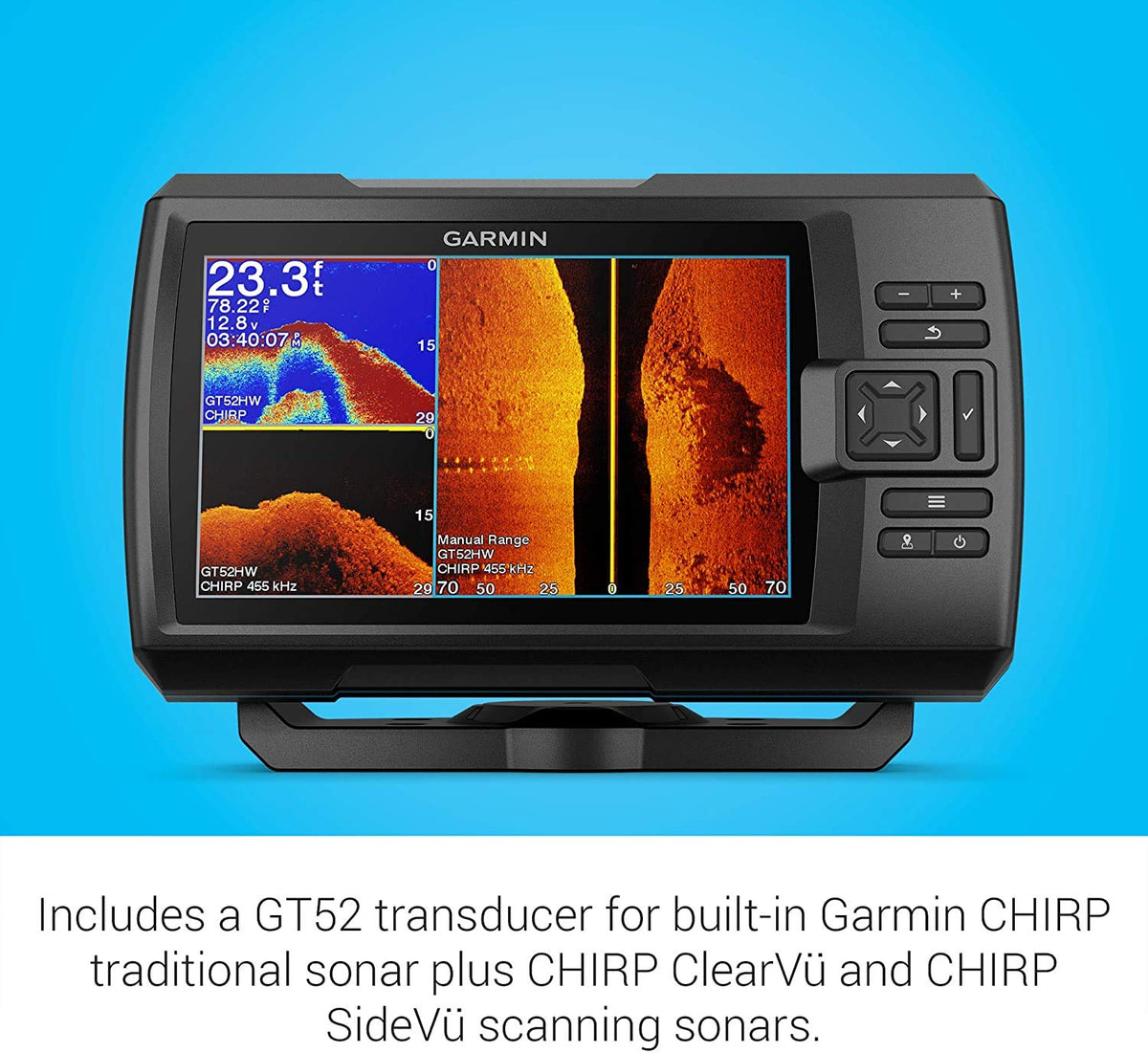 Garmin Striker Vivid 7sv Quickdraw Contours creates 1-foot maps