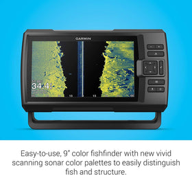 Garmin Striker Vivid 9sv SideVü wide-area underwater scanning