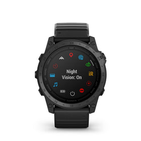 Garmin tactix 7 side profile with bezel buttons for quick field control