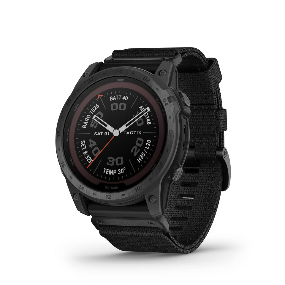 Garmin tactix 7 Pro Edition with solar display for extended outdoor use.