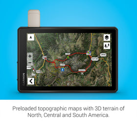 Garmin Tread Overland built-in InReach enables satellite messaging and SOS in remote areas.