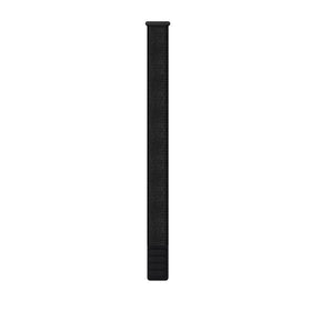 Garmin UltraFit front view showing full black strap and clasp benefit: clean look
