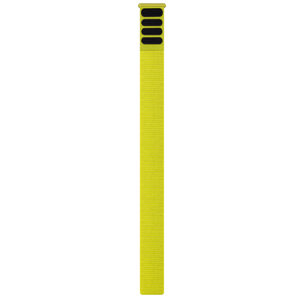 Garmin UltraFit 2 AMP Yellow front view showing bright color and breathable nylon for comfort