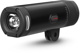 Garmin Varia UT800 Trail Edition headlight front view, 800 lumens for high visibility.