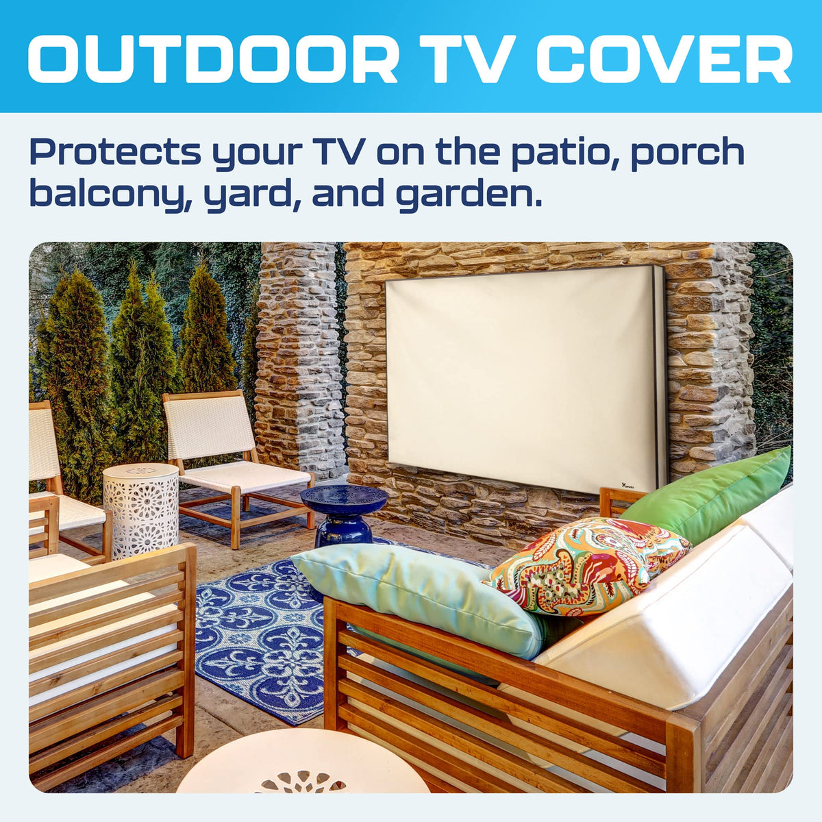 Garnetics fabric texture close-up showing durable 600D material and waterproof benefit