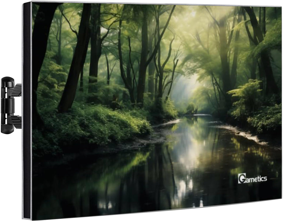 Garnetics forest front packaging showing full cover and neat fit benefits