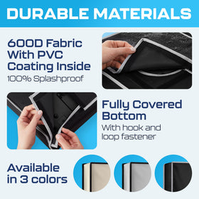 Garnetics Outdoor TV Cover protects longer TV life from dust, moisture, and harsh conditions.