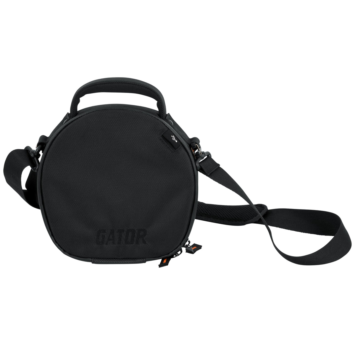 Gator G-CLUB front view showing pockets and durable nylon for easy organization