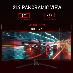 Gawfolk 144Hz gaming monitor with smooth motion for fast titles.