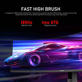 Gawfolk 185Hz refresh rate in action for smooth gameplay