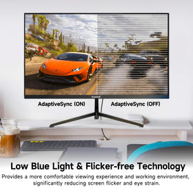 Gawfolk 27-inch 4K IPS monitor flicker-free operation for steady visuals