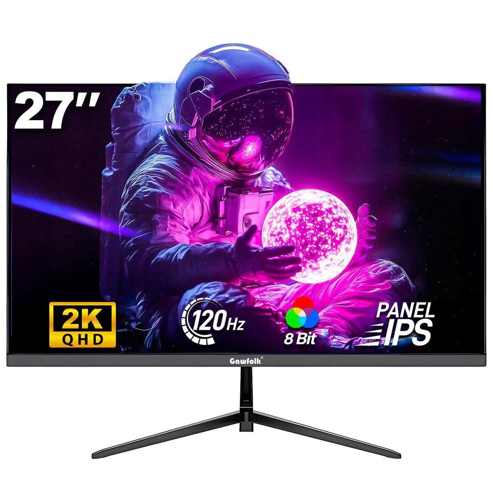 Gawfolk 27-inch IPS display delivering crisp motion for gaming
