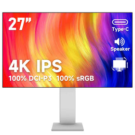 Gawfolk 27-inch monitor front view highlighting 4K IPS panel and vivid colors.