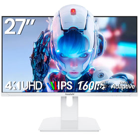 Gawfolk 27-inch 4K monitor front view with sharp clarity for gaming and productivity