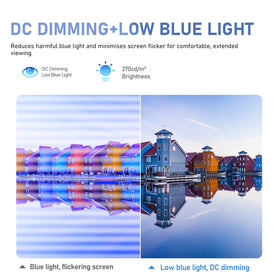 Gawfolk monitor wide viewing angle maintains color accuracy from any seat