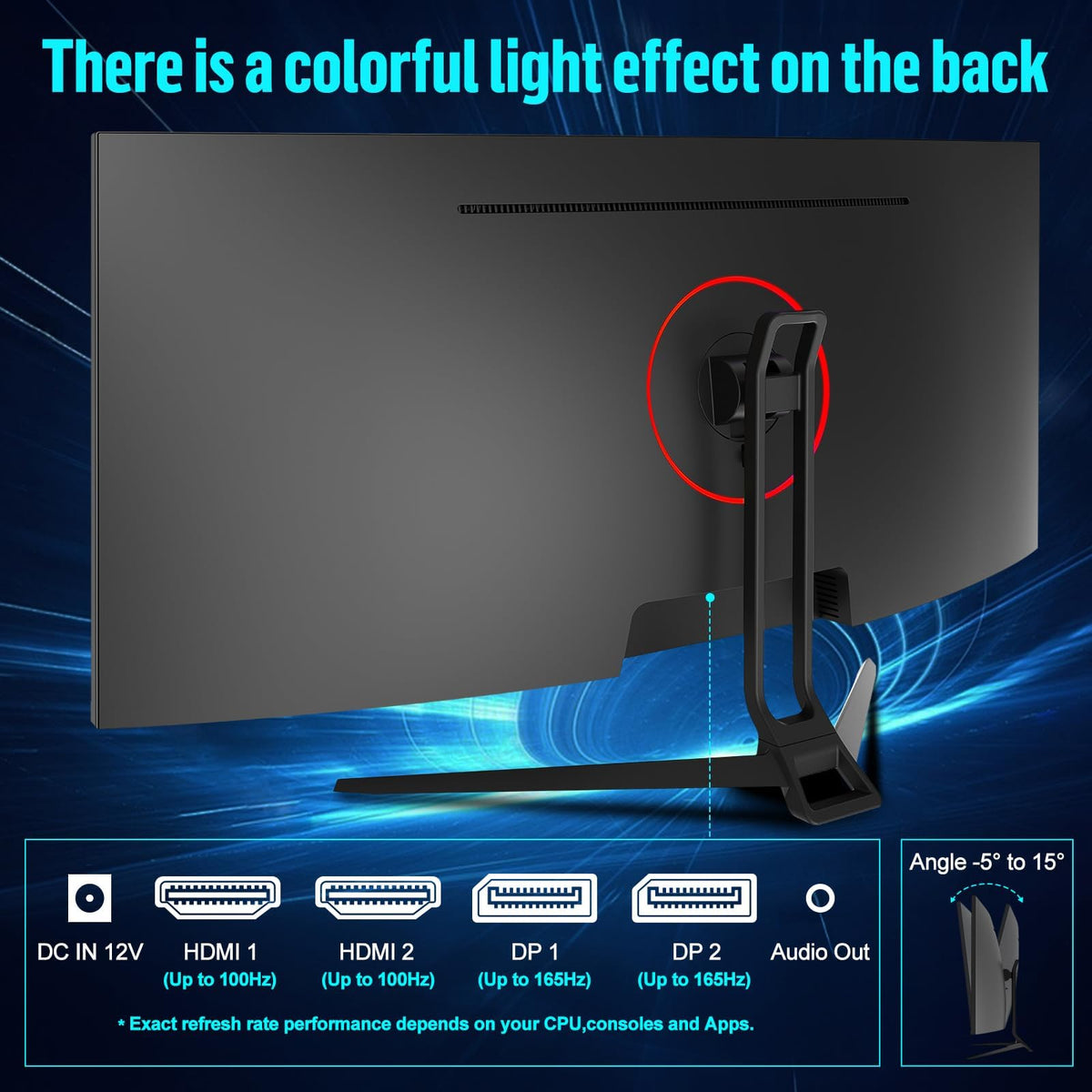 Gawfolk 300 cd/m² brightness supports vivid colors in bright or dim rooms