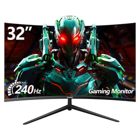 Gawfolk 32-inch curved gaming monitor with 240Hz for ultra-smooth gameplay.