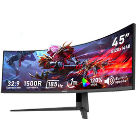 Gawfolk 45-inch ultra-wide monitor front view for immersive gaming
